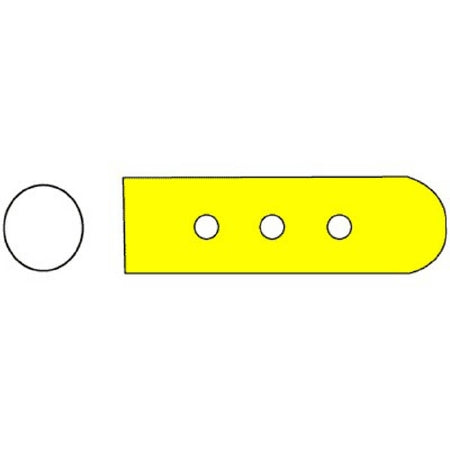 Sklar SklarTip Instrument Tip Protector 3/16 X 1 Inch, 6 mm, Yellow, Vented Tip - 96-1402