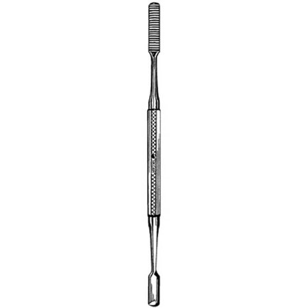 Sklar Sklar Nail / Bone Rasp 8-1/2 Inch Stainless Steel Reusable 5 mm / 6 mm Straight - 97-1635