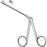 Sklar Merit Ear Forceps Alligator 5-1/2 Inch Physician Grade Stainless Steel NonSterile NonLocking Finger Ring Handle Straight Very Delicate 1.5 mm Round Cups - 98-236