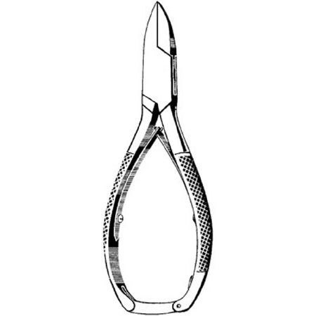 Sklar Nail Nipper Straight Jaws 5-1/2 Inch Stainless Steel - 98-480