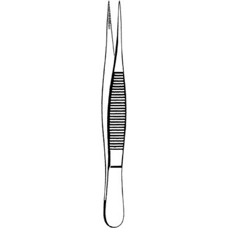 Sklar Sklar Splinter Forceps 3-1/2 Inch Floor Grade Stainless Steel NonSterile NonLocking Thumb Handle Straight Serrated Tip - 21-777