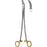 Sklar TC - Needle Holder 10 Inch Length Curved Serrated Tips Finger Ring Handle - 21-8061