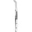 Merit - Dental Forceps London College 6 Inch Length Mid Grade Stainless Steel NonSterile NonLocking Thumb Handle Angled #317A Extra Fine Serrated Tips - 48-318
