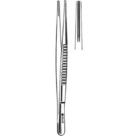 Sklar Sklar Tissue Forceps DeBakey 7-3/4 Inch Premium OR Grade Stainless Steel NonSterile NonLocking Thumb Handle Straight 3.5 mm Jaws w/1 X 2 Rows of Fine Atraumatic Teeth - 52-5277