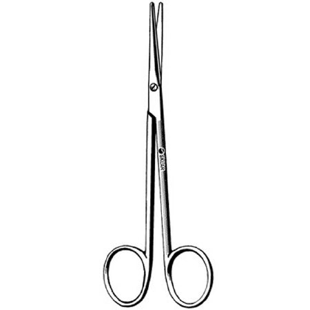 Sklar - Dissecting Scissors Metzenbaum-Lahey 5-3/4 Inch Length OR Grade Stainless Steel NonSterile Finger Ring Handle Straight Blunt Tip / Blunt Tip - 22-2460