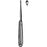 Sklar - Dermal Curette 6-1/4 Inch Length Single-ended Handle Size 1 Tip Straight Oval Tip - 06-4113