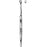 Sklar Sklar Dermal Curette Fox 5-1/2 Inch Length Single-ended Solid Flat Handle 2 mm Tip Straight Fenestrated Round Tip - 817201