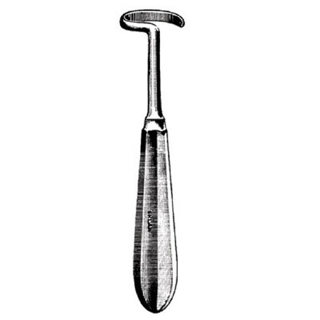 Sklar Sklar Rib Rasp Doyen 7 Inch Stainless Steel Reusable Pediatric Angled Right Blunt Spiraled Hook - 22-7660