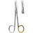 Sklarlite Sklarcut - Iris Scissors 4-1/2 Inch Length OR Grade Stainless Steel Finger Ring Handle Straight Sharp Tip / Sharp Tip - 23-1268
