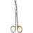 Sklar Sklarlite Sklarcut Dissecting Scissors Metzenbaum-Lahey 5-3/4 Inch Length OR Grade Stainless Steel NonSterile Finger Ring Handle Curved Blunt/Blunt - 23-1280