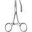 Sklar - Hemostatic Forceps Hartmann-Mosquito 3-1/2 Inch Length Surgical Grade Stainless Steel NonSterile Ratchet Lock Finger Ring Handle Curved Serrated Tip - 23-2501