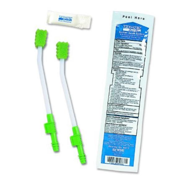 Sage Products Swab Oral Suction 100/Case - 6513
