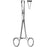 Sklar Tissue Forceps Allis-Adair 6-1/2 Inch Surgical Grade Stainless Steel NonSterile Ratchet Lock Finger Ring Handle Straight 9 X 10 Teeth - 36-1765