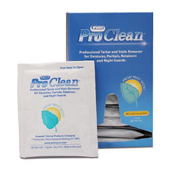 Premier Dental Remover Tartar & Stain Pro Clean Individual Packaging Mint 25/Bx, 10 Bx/Ca - 9011103