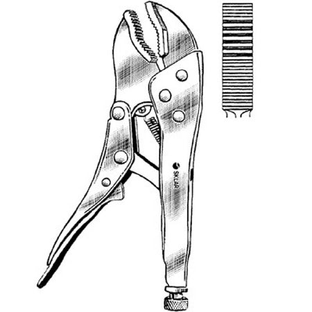 Sklar Sklar Pin / Wire Puller SnapLock 7 Inch Stainless Steel Serrated Jaws - 40-1725