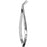 Sklar - Corneal Scissors Castroviejo 4 Inch Length OR Grade Stainless Steel NonSterile Thumb Handle with Spring Angled Blunt Tip / Blunt Tip - 64-2535