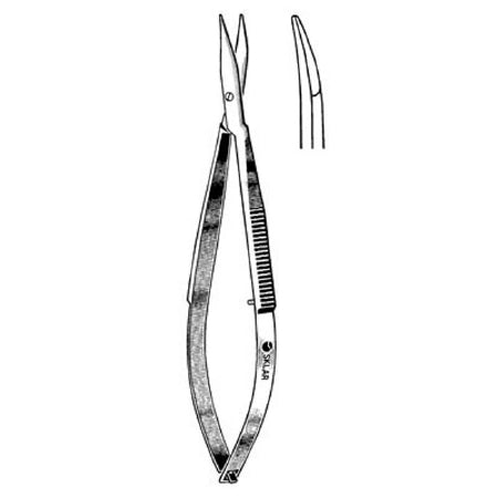 Sklar Sklar Tenotomy Scissors Westcott 5 Inch Length OR Grade Stainless Steel NonSterile Thumb Handle w/Spring Curved Sharp/Sharp - 64-3142