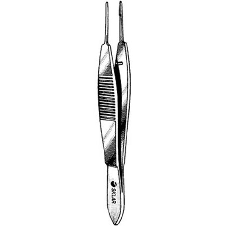 Sklar - Suture Forceps Harms 4 Inch Length Surgical Grade Stainless Steel NonSterile NonLocking Thumb Handle Straight - 66-6140