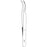 Sklar Sklar Tissue Forceps Jeweler 4-3/4 Inch Surgical Grade Stainless Steel NonSterile NonLocking Thumb Handle Curved #7 Fine Pointed Tips w/Smooth Jaws - 66-7644