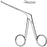 Sklar - Ear Forceps 3-1/4 Inch Length Surgical Grade Stainless Steel NonSterile NonLocking Finger Ring Handle Straight Serrated Tip - 67-8170