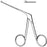 Sklar - Ear Forceps 3-1/4 Inch Length Surgical Grade Stainless Steel NonSterile NonLocking Finger Ring Handle Angled Serrated Tip - 67-8174