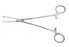 BR Surgical BR Surgical Vulsellum Forceps Jacobs 8 Inch Surgical Grade Stainless Steel NonSterile Ratchet Lock Finger Ring Handle Straight 2 X 2 Teeth - BR70-53221