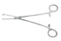BR Surgical - Vulsellum Forceps Jacobs 8 Inch Length Surgical Grade Stainless Steel NonSterile Ratchet Lock Finger Ring Handle Straight 2 X 2 Teeth - BR70-53221
