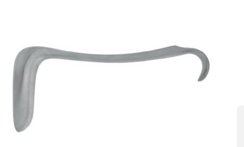 BR Surgical BR Surgical Vaginal Speculum Sims NonSterile Surgical Grade German Stainless Steel Small Double-ended Reusable Without Light Source Capability - BR70-29101