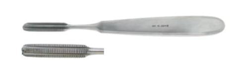 BR Surgical BR Surgical Nasal Rasp Aufricht-Maltz 7 Inch Stainless Steel Reusable Straight Serrated Blade with Grooves - BR46-50418