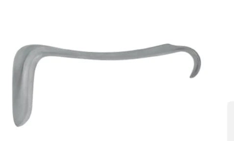 BR Surgical - Vaginal Speculum/Retractor Set Sims NonSterile Surgical Grade German Stainless Steel Small / Medium / Large Double-ended Reusable Without Light Source Capability - BR70-29100