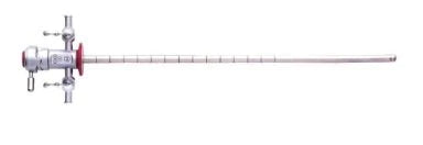 BR Surgical - Cystoscope-Urethroscope Sheath With 2 Fixed Stopcocks (Luer-Lock) and Obturator, Diameter 15 FR - BR50-015-010