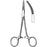 Sklar - Forceps Kelly 7 Inch Length Surgical Grade Stainless Steel NonSterile Ratchet Lock Finger Ring Handle Curved Serrated Tip - 74-3270