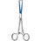 Sklar Blue Electrosurgical - Tenaculum Forceps Schroeder 9-1/2 Inch Length OR Grade Coated Stainless Steel NonSterile Ratchet Lock Finger Ring Handle Straight - 91-5450