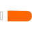 Sklar SklarTip Instrument Tip Protector 1/16 X 3/8 X 1 Inch, 10 X 3 mm, Orange, Non-Vented - 96-1516