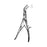 Sklar - General Purpose Rongeur Echlin Duckbill Angular Double Spring Plier Type Handle 3 X 15 mm Bite X 9 Inch Length - 40-4102
