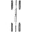 Sklar Sklar Rasp / File Fomon 8-1/2 Inch Stainless Steel Reusable Straight Fine Blades with Cross Striations - 40-9688