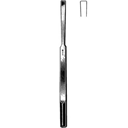 Sklar Sklar Chisel Cottle 4 mm Straigt Blunt Blade with Rounded Corners Premium OR Grade Stainless Steel NonSterile 7 Inch Length - 41-1342