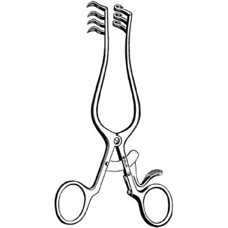 Sklar Sklar Retractor Weitlaner 9-1/2 Inch Long OR Grade - 42-1995