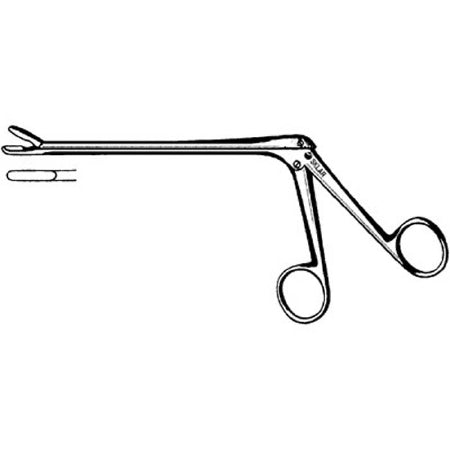 Sklar Intervertebral Disc Rongeur / Pituitary Cushing Straight Ring Handle 7 Inch L shaft - 42-3925