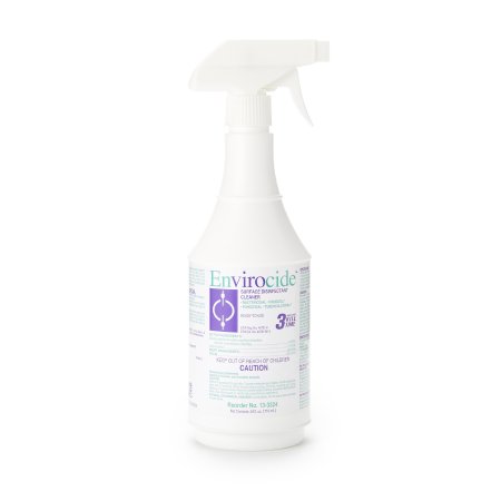 Envirocide - Surface Disinfectant Cleaner Alcohol Based Pump Spray Liquid 24 oz. Bottle Alcohol Scent NonSterile - 13-3324