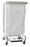 McKesson - Hamper Stand Surgery Soiled Linen Rectangular Opening 30 to 33 gal. Capacity Foot Pedal Self-Closing Lid - 03-159500