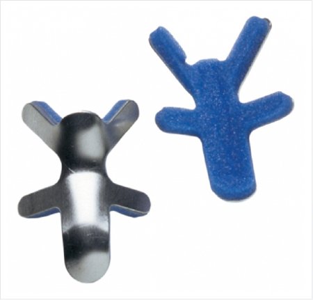 ProCare - Finger Splint Adult Small Bendable Prong Closure Left or Right Hand Blue / Silver - 79-71963