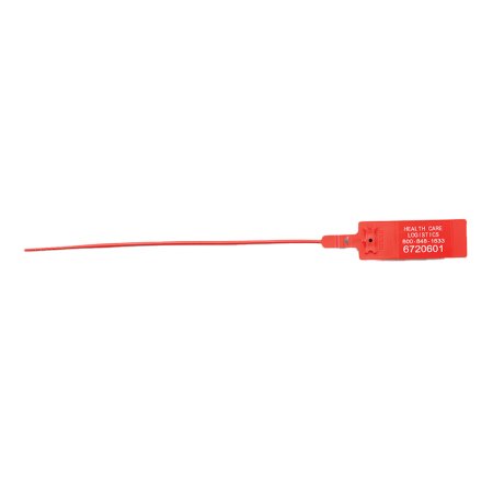 Health Care Logistics - Secure-Pull Breakable Seal Red Plastic 9-1/2 Inch - 7907-10