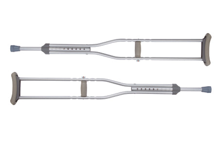 DJO Procare Underarm Crutches Aluminum Frame Adult 300 lbs. Weight Capacity - 79-91335