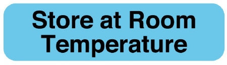 United Ad Label UAL Pre-Printed Label Auxiliary Label Store at Room Temperature Light Blue 5/16 X 1-1/4 Inch - ULFP714