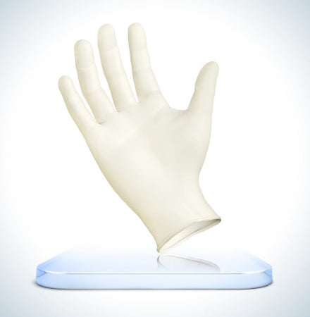 Sempermed USA StarMed Exam Glove Small NonSterile Latex Standard Cuff Length Fully Textured White Not Chemo Approved - SM102