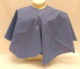 Tidi - Exam Cape Blue Large Open Sides Snap Closure Unisex - 981111