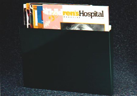 Accente - Magazine Rack 1 Pocket Gray - 28-MZR-11