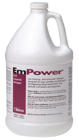 Metrex Research EmPower Dual Enzymatic Instrument Detergent Liquid Concentrate 5 gal. Drum Fresh Scent - 822071
