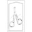 Econo - Suture Scissors 4-1/4 Inch Length Floor Grade Stainless Steel / Plastic Sterile Finger Ring Handle Straight Blunt Tip / Blunt Tip - 96-2640